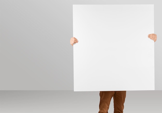 Poster lege hipster pagina teken meisje vrouw