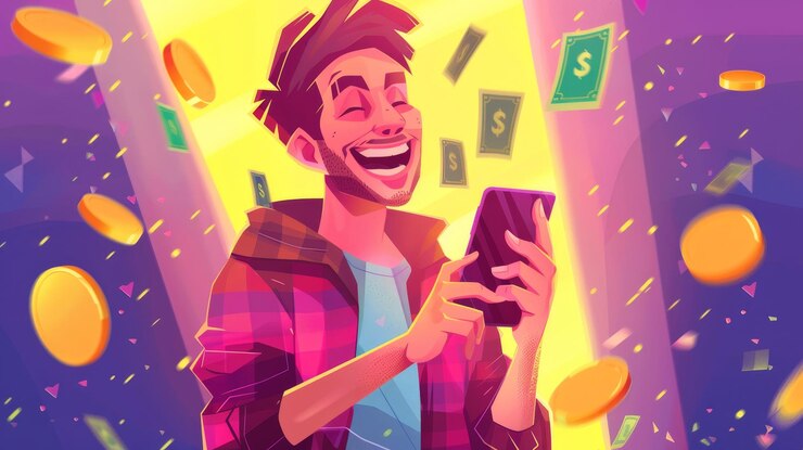 a poster of a man with a smile on his face and a smile on his face