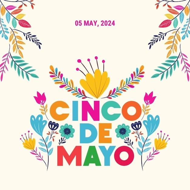 a poster for a mexican mexican day with a picture of a flower and the word la can be seen on it