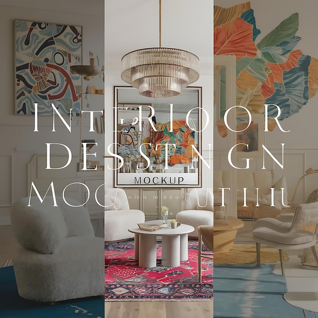 Poster Mockup for Interior Design