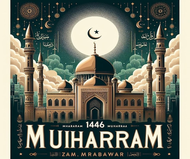 a poster for the month of ramadan