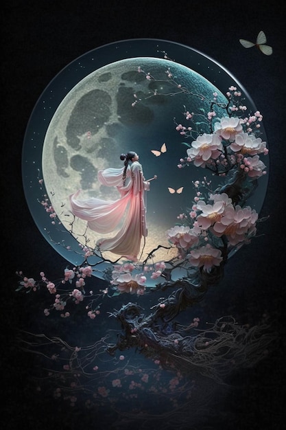 A poster for the moon and the moon