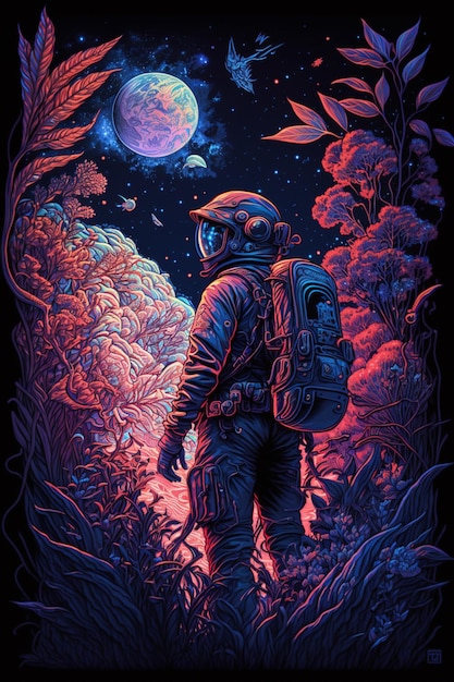 A poster for the moon.