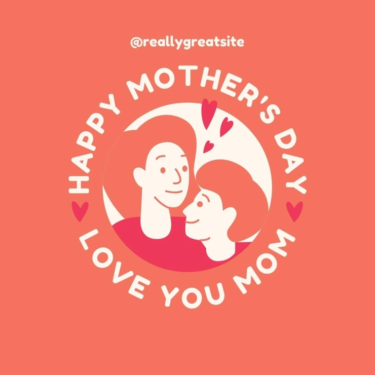 फोटो a poster for a mother and daughter with the words quot mothers day quot on it