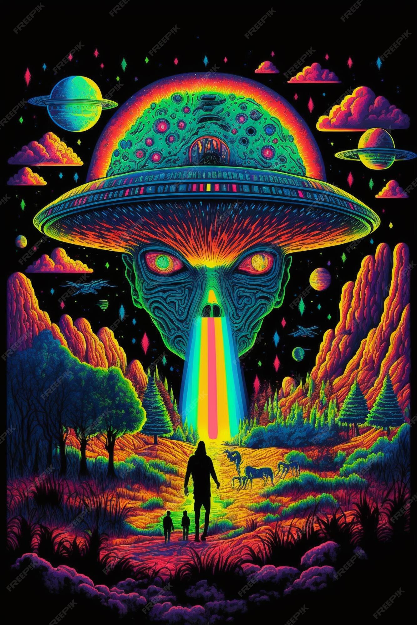 87 Ilustrações de Trippy Alien - Getty Images