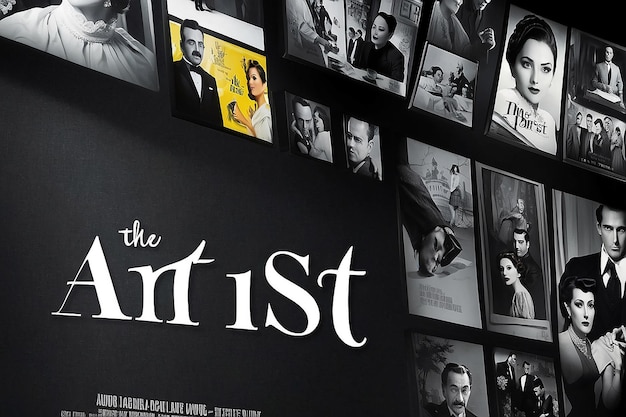 a poster for a movie called the artist