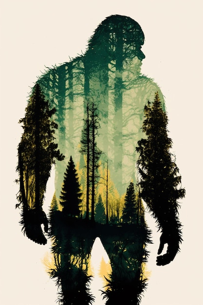 A poster for a movie called bigfoot.