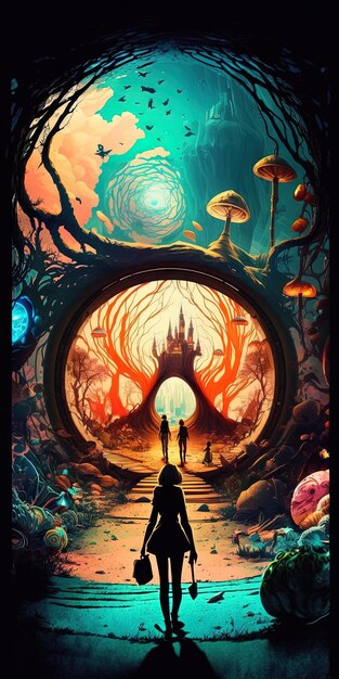 '우주의 마법'이라는 영화의 포스터