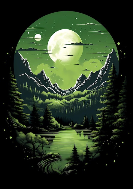 Постер к фильму под названием "Луна".