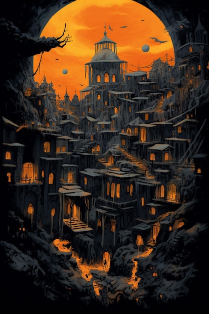 A poster for the movie the city of the dead.