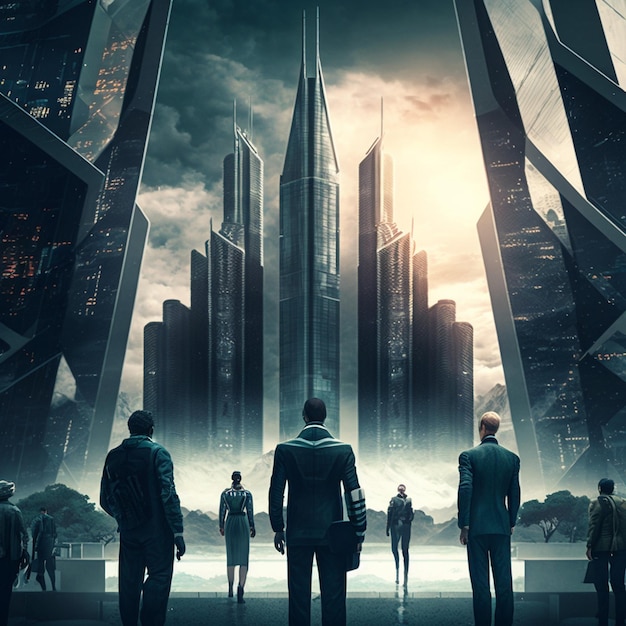 A poster for the movie the city of tomorrow