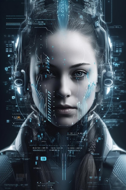 A poster for the movie cyberpunk.