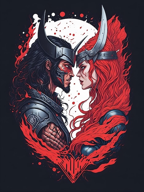 A poster for the movie the dark knight and the warrior.