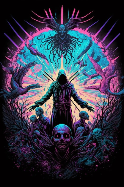 A poster for the movie the death of the dead.