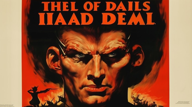 A poster for the movie the devils head