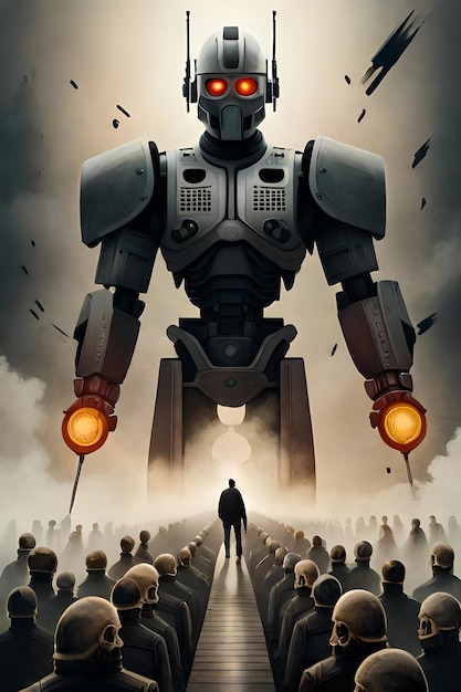 A poster for the movie iron giant