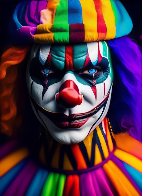 A poster for the movie it is a clown