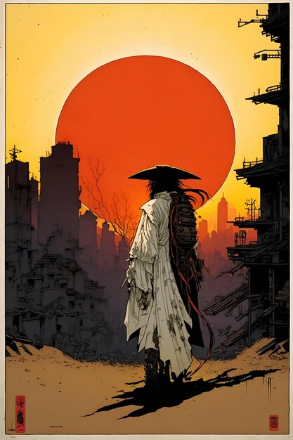 A poster for the movie the last samurai