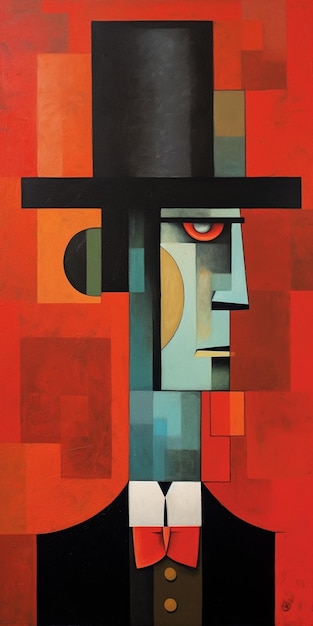 A poster for the movie the man in the hat