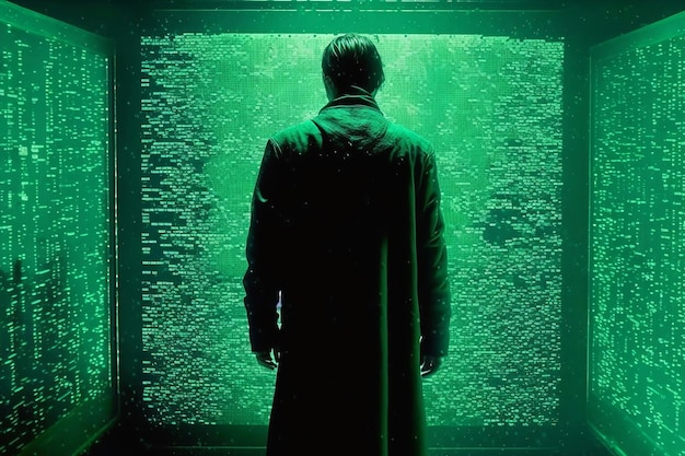 A poster for the movie the matrix.