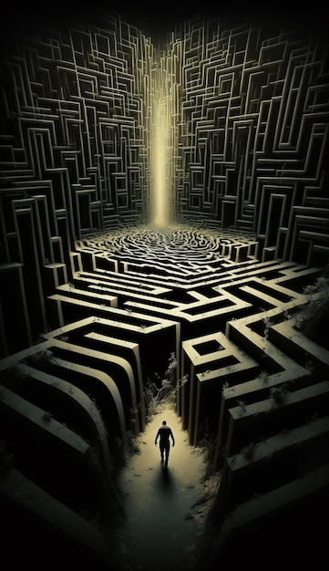 A poster for the movie the maze is titled the movie the maze.