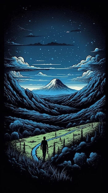 A poster for the movie the mountain of life.