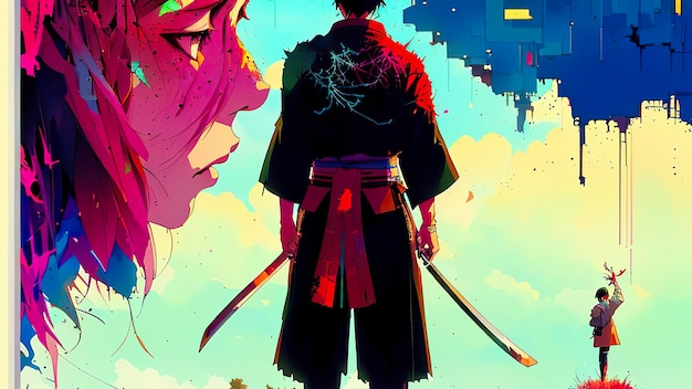 A poster for the movie the movie the last samurai