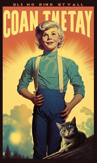 a poster for the movie  the movie  with a cat on the cover