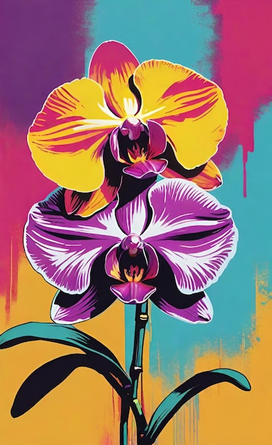 a poster for the movie quot the purple orchid quot