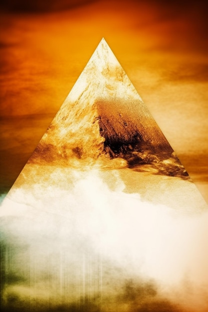 A poster for the movie the pyramid by the author.