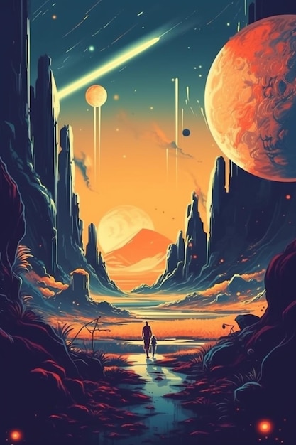 A poster for the movie star wars