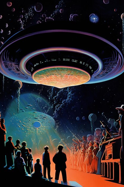 Photo a poster for the movie ufo.