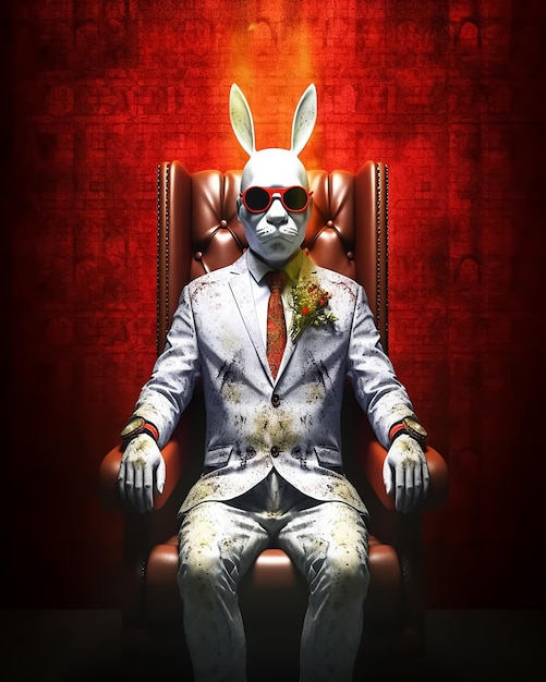 A poster for the movie the white rabbit