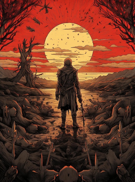 A poster for the movie the witcher by the sea.