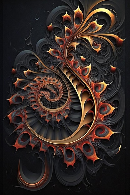 A poster for a music festival called the golden spiral.