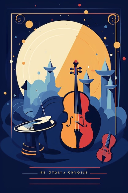 a poster for a musical show called'the musical'on the cover.