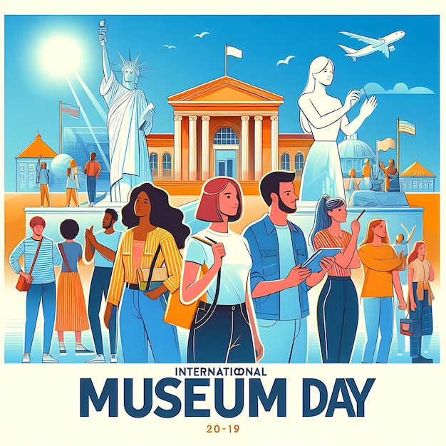 a poster for the national museum day in london