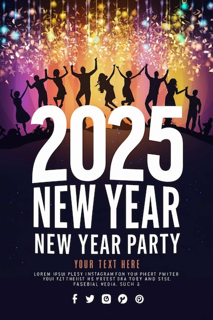 a poster for the new year 2012