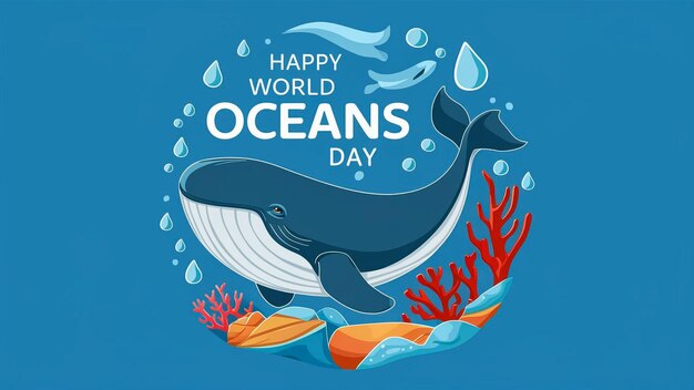a poster for the ocean world day