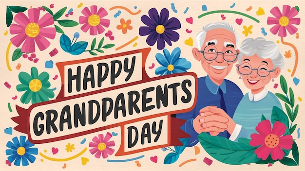 a poster of an old man holding a sign that says happy fathers day