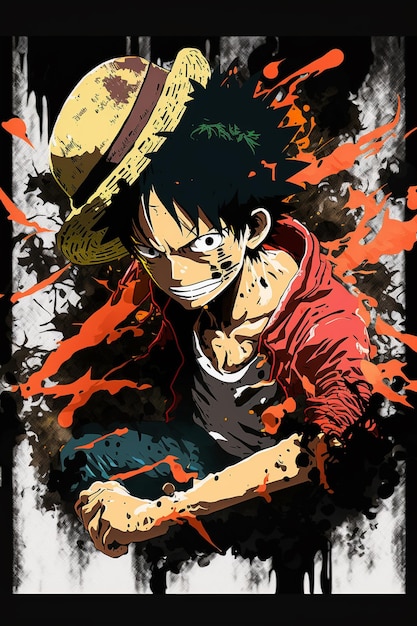 Premium AI Image  A poster for one piece anime called one piece