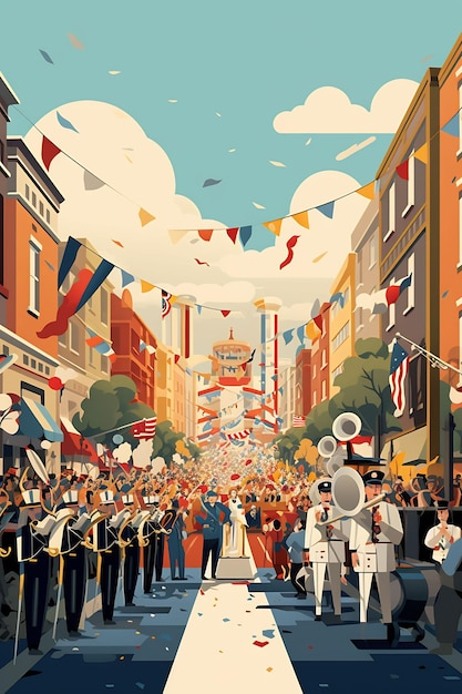 a poster for the parade.