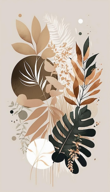 Плакат для выставки растений, сделанный во Франции.