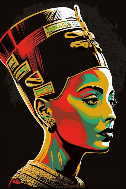 A poster for the queen of egypt.