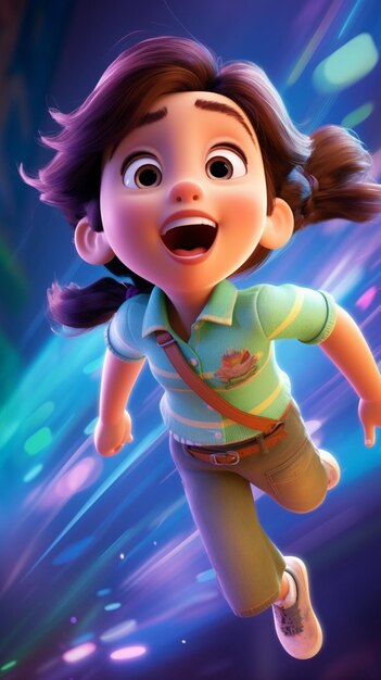 A poster for ralph breaks the internet with a girl on it.