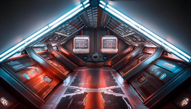 a poster for a retrofuturistic movie incorporating elements like classic space helmets ray guns