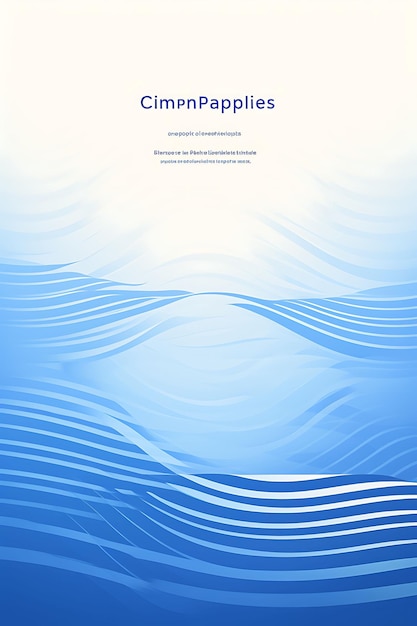 Poster of Ripples of Compassion Depicting Water Ripples Spre NO WAR Concept Art 2D Flat Design