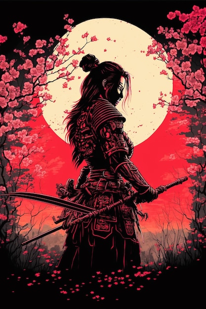 A poster for a samurai called samurai