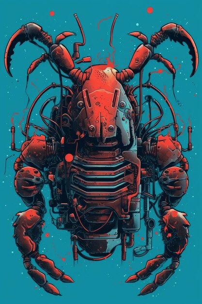 A poster for a science fiction movie called the crab.