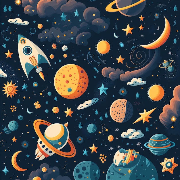 A poster for the space agency called space exploration